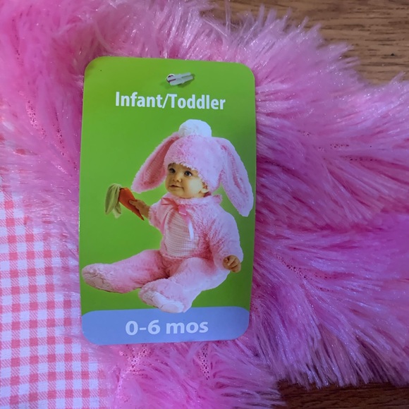 Infant/Toddler pink rabbit 3pc set - Picture 3 of 3